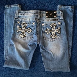 Miss Me skinny jeans size 26
